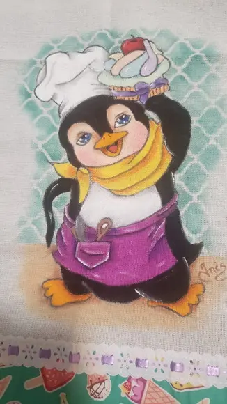 Pano De Prato, Pinguim Confeiteiro