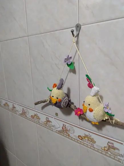 Pássaro em Crochê - Amigurumi