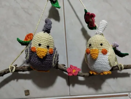 Pássaro em Crochê - Amigurumi