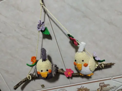 Pássaro em Crochê - Amigurumi