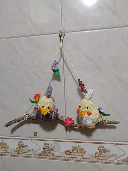 Pássaro em Crochê - Amigurumi