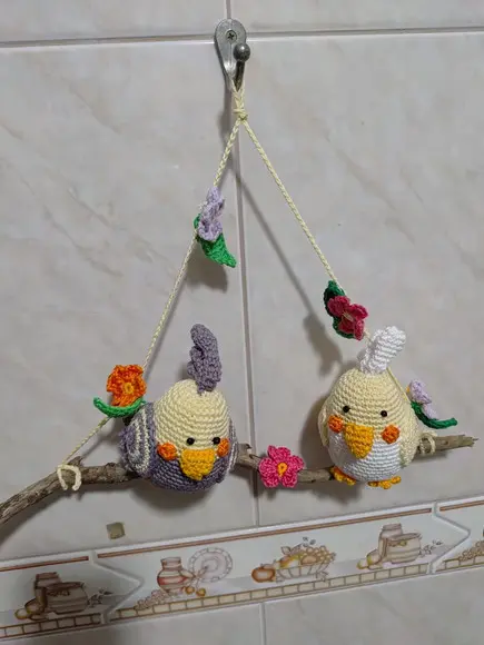 Pássaro em Crochê - Amigurumi