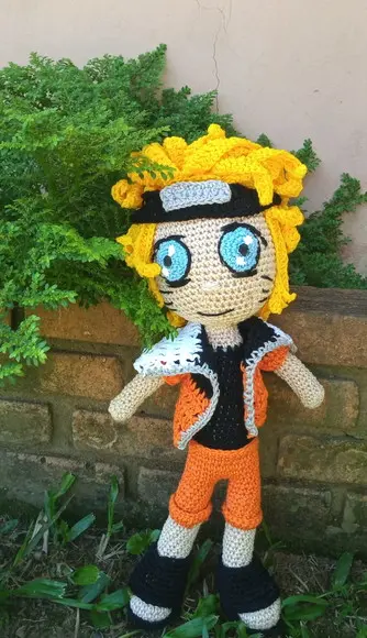 Receita Amigurimi Personagem de Animê (6)