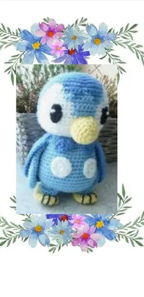Receita amigurimi personagem de animê (7)