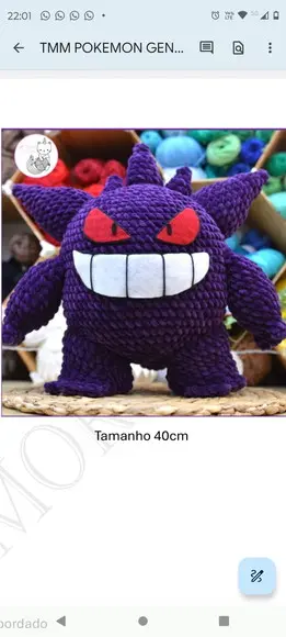 Receita Amigurimi Personagem de Animê (9)