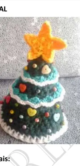 Receita Amigurumi Árvore de Natal