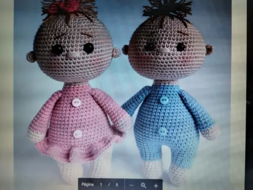 Receita Amigurumi Bebê Casal (8) Tradução