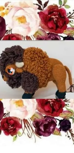 Receita Amigurumi Bisão