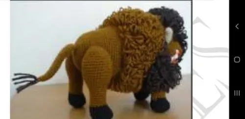 Receita Amigurumi Bisão