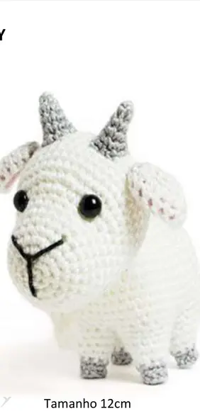 Receita Amigurumi Bode