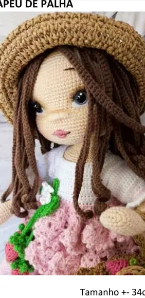 Receita Amigurumi Boneca (1) Tradução
