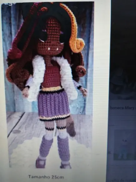 Receita Amigurumi Boneca (10) Tradução