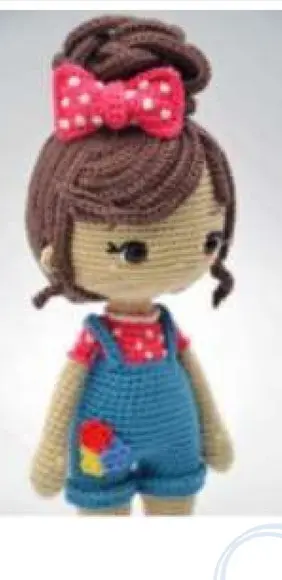 receita amigurumi Boneca (21) tradução