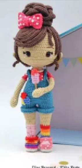 receita amigurumi Boneca (21) tradução