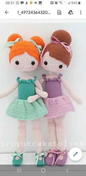 receita amigurumi Boneca (22) tradução