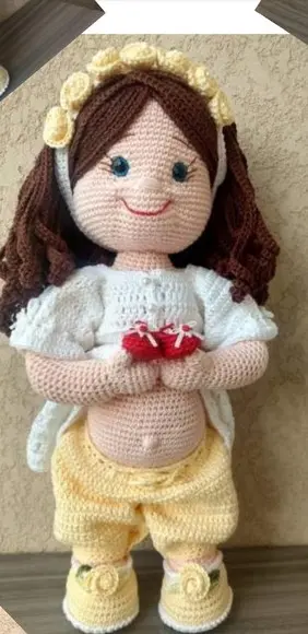 Receita Amigurumi Boneca (28) Tradução