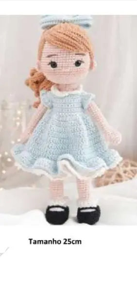 Receita Amigurumi Boneca (30) Tradução