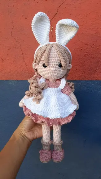 Receita Amigurumi Boneca (31) Tradução