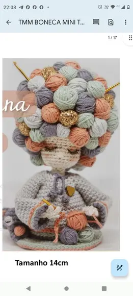 Receita Amigurumi Boneca (33) Tradução