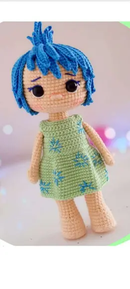 Receita Amigurumi Boneca (37) Tradução