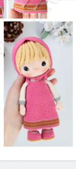 Receita Amigurumi Boneca (36) Tradução