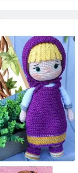 Receita Amigurumi Boneca (36) Tradução