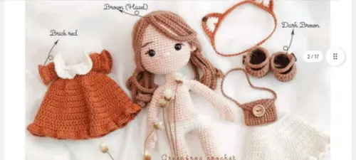 Receita Amigurumi Boneca (4) Tradução
