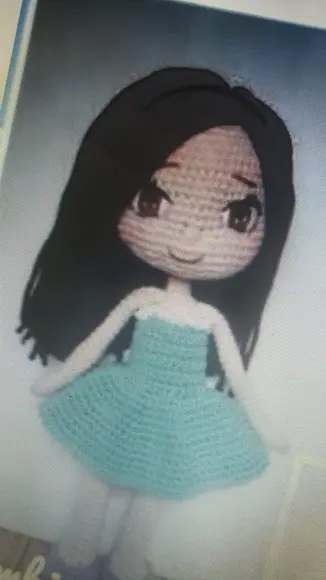 receita amigurumi Boneca (58) tradução
