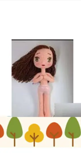 receita amigurumi Boneca (58) tradução
