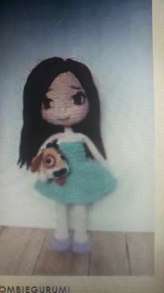 receita amigurumi Boneca (58) tradução