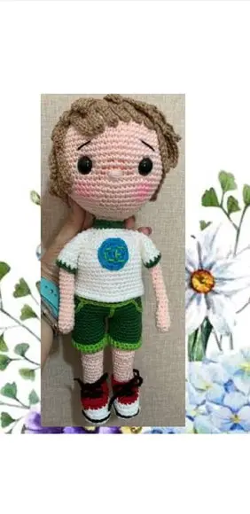 receita amigurumi Boneco (15) tradução