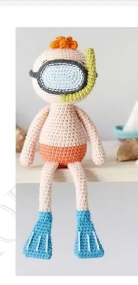 Receita Amigurumi Boneco (17) Tradução