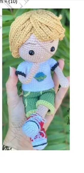 receita amigurumi Boneco (15) tradução