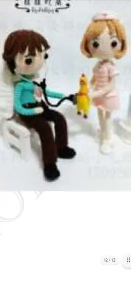 Receita Amigurumi Bonecos Médico e Enfermeira (16) Tradução