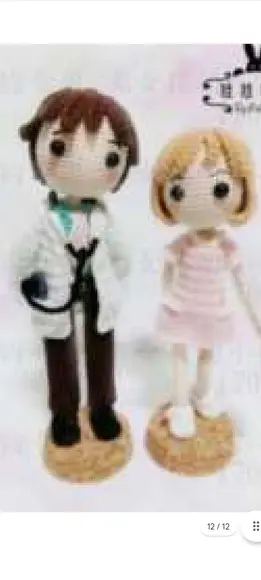 Receita Amigurumi Bonecos Médico e Enfermeira (16) Tradução