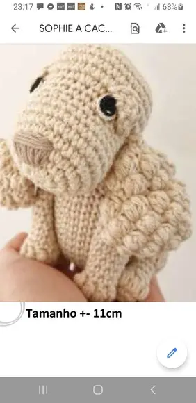 receita amigurumi CACHORRO (5) tradução
