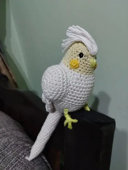 receita amigurumi CALOPSITA