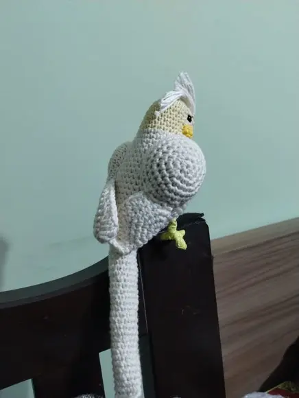 receita amigurumi CALOPSITA