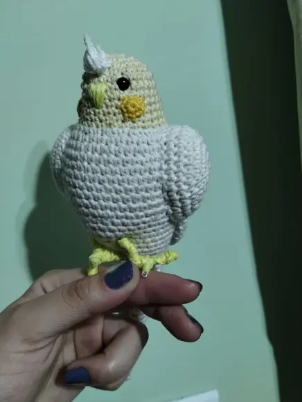 receita amigurumi CALOPSITA