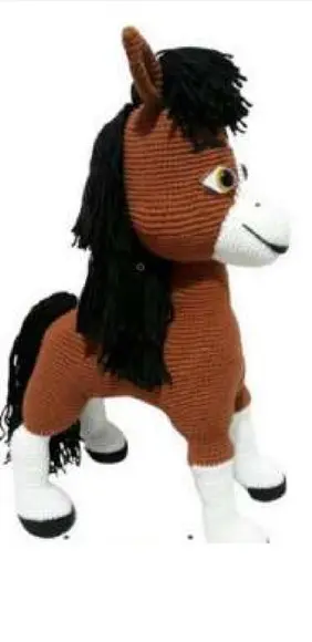 receita amigurumi CAVALO tradução
