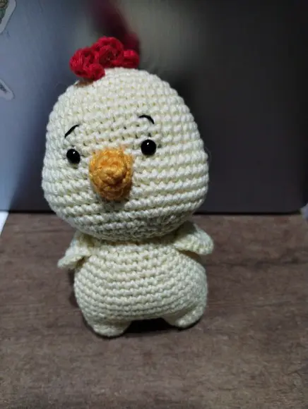 Receita Amigurumi Chaveiro de Galinha