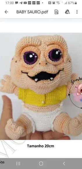 Receita Amigurumi Dinossauro (3)