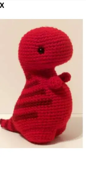 Receita Amigurumi Dinossauro T-rex (1)