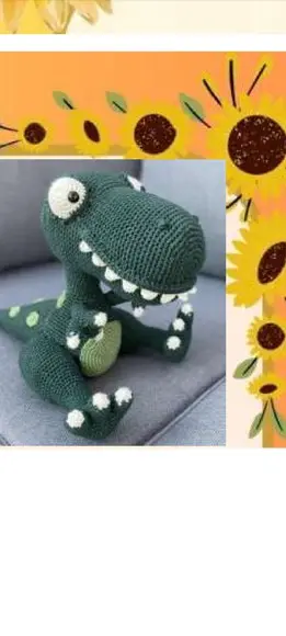 Receita Amigurumi Dinossauro T-rex (4)