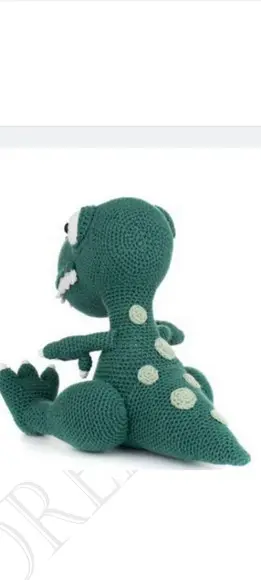 Receita Amigurumi Dinossauro T-rex (4)
