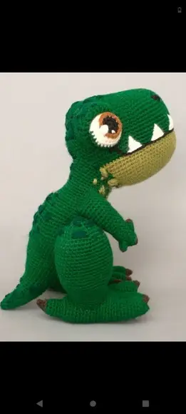 Receita Amigurumi Dinossauro T-rex (5)