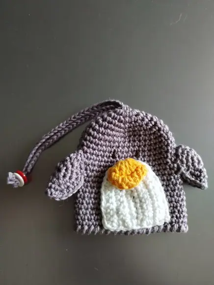 Receita Amigurumi Esconde Chave- Pinguim