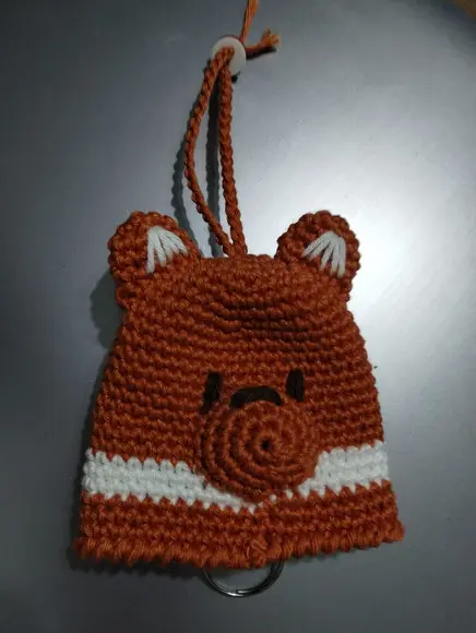 Receita Amigurumi Esconde Chave - Raposa