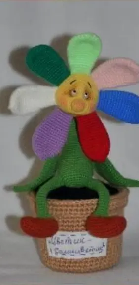 receita Amigurumi FLOR tradução