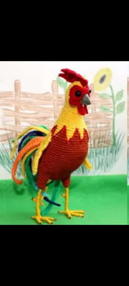 Receita Amigurumi Galo Realista (14)